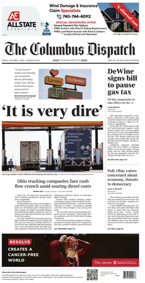 Cover of The Columbus Dispatch