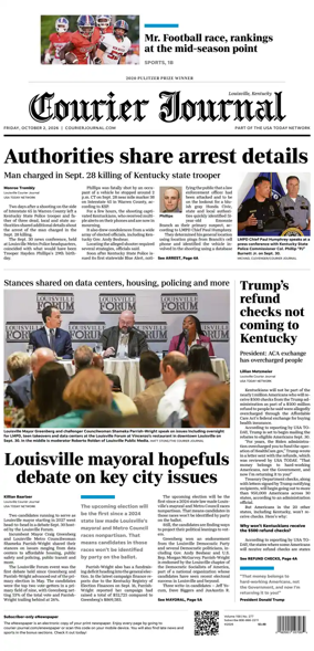 Cover of The Courier-Journal (Louisville)
