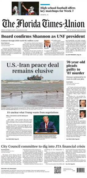 Cover of The Florida Times-Union