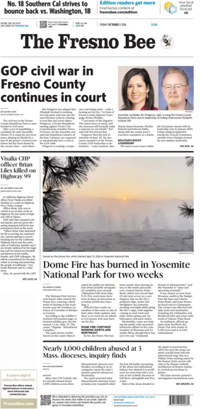 Cover of The Fresno Bee
