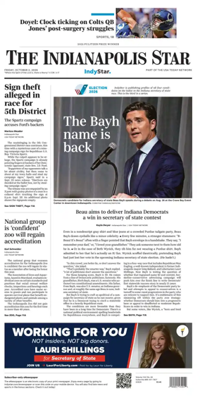 Cover of The Indianapolis Star