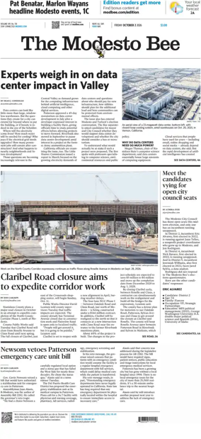Cover of The Modesto Bee