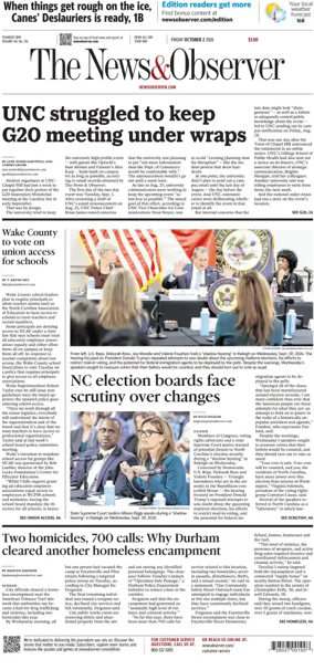 Cover of The News & Observer