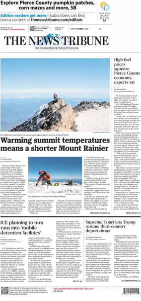 Cover of The News Tribune