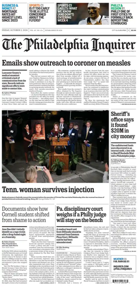 Cover of The Philadelphia Inquirer