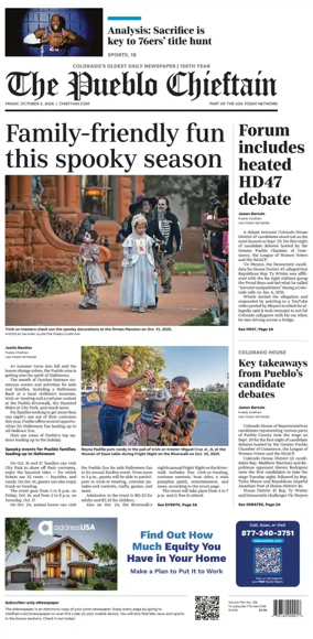 Cover of The Pueblo Chieftain