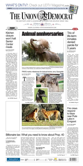 Cover of The Union Democrat