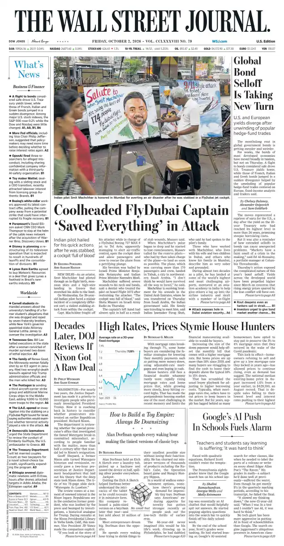 Cover of The Wall Street Journal