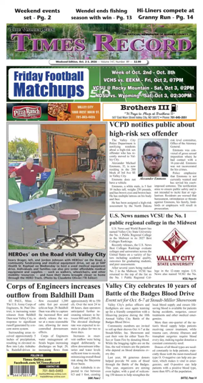 Cover of Valley City Times-Record