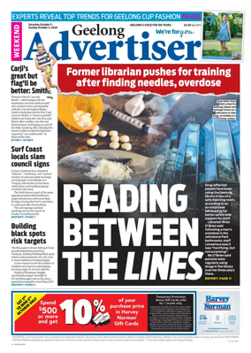 Cover of Geelong Advertiser