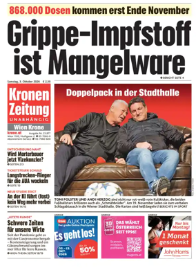 Cover of Kronen Zeitung