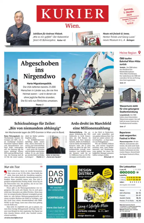 Cover of Kurier (Samstag)