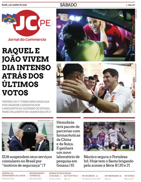 Cover of Jornal do Commercio