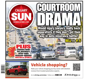 Cover of Calgary Sun