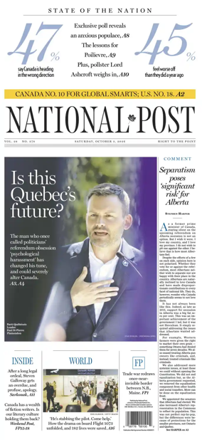 Cover of National Post - (National Edition)