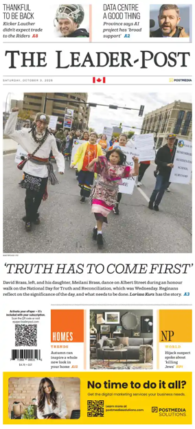 Cover of Regina Leader-Post
