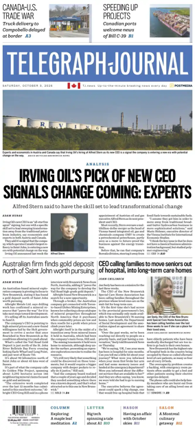 Cover of Telegraph-Journal