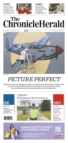 Cover of The Chronicle Herald (Metro)