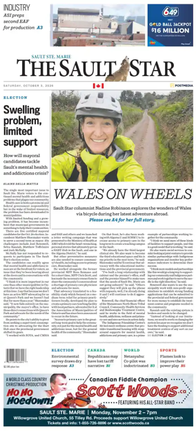 Cover of The Sault Star