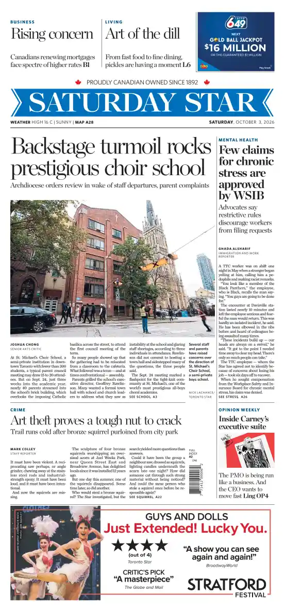 Cover of Toronto Star