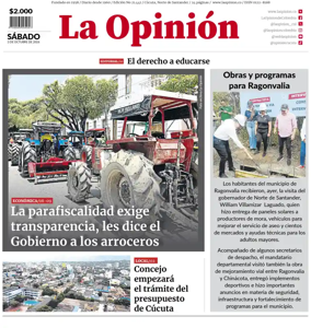 Cover of La Opinion