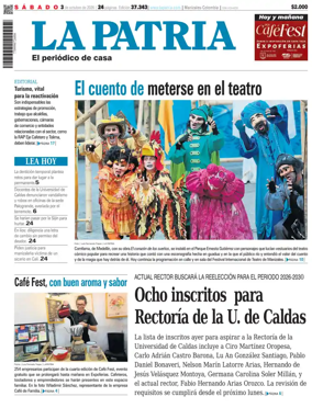 Cover of La Patria (Colombia)