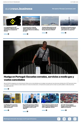 Cover of Euronews Business (Spanish) Compiled Edition