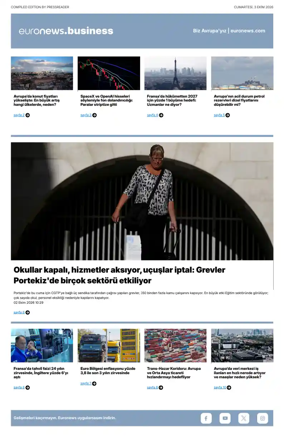 Cover of Euronews Business (Turkish) Compiled Editions