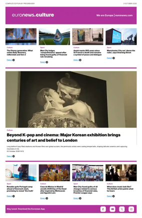 Cover of Euronews Culture and Sport Compiled Edition