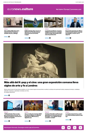 Cover of Euronews Culture and Sport (Spanish) Compiled Edition