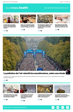 Cover of Euronews Health (French)
