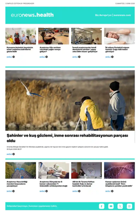 Cover of Euronews Health (Turkish) Compiled Edition