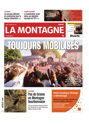 Cover of La Montagne (Moulins)