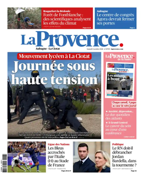 Cover of La Provence Aubagne-La Ciotat