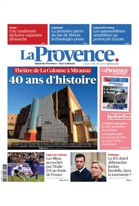 Cover of La Provence Salon-de-Provence / Pays salonais