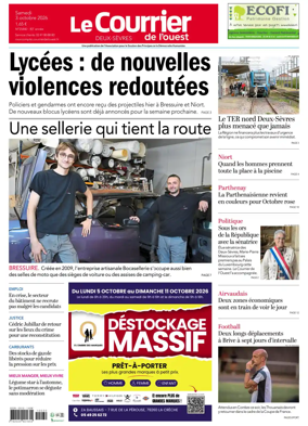 Cover of Le Courrier de l’Ouest (Deux-Sevres)