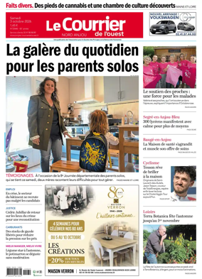 Cover of Le Courrier de l’Ouest (Nord Anjou)