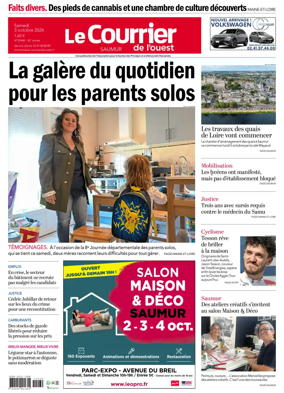 Cover of Le Courrier de l’Ouest (Saumur)