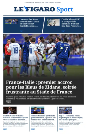 Cover of Le Figaro Sport