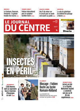 Cover of Le Journal du Centre