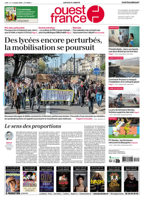 Cover of Ouest France (Chateaubriant)