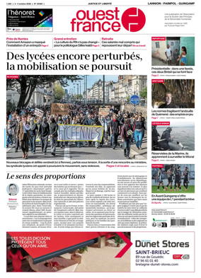 Cover of Ouest-France (Lannion / Paimpol / Guingamp)