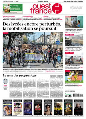 Cover of Ouest France (Nantes Nord-Loire - Ancenis)