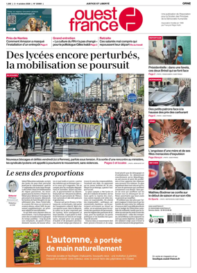 Cover of Ouest France (Orne)