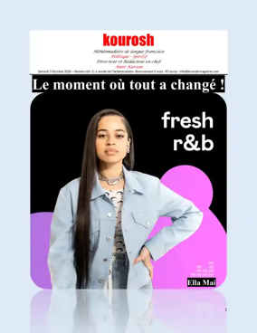 Cover of Kourosh France Weekly Magazine (French)