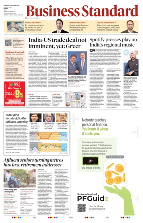 Cover of Business Standard
