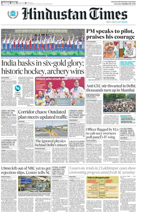 Cover of Hindustan Times ST (Noida)