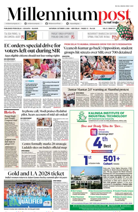 Cover of Millennium Post
