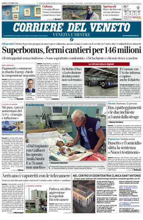 Cover of Corriere del Veneto (Venezia e Mestre)