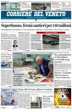 Cover of Corriere del Veneto (Vicenza e Bassano)